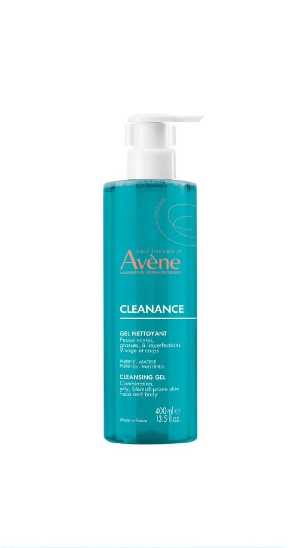 avene cleanance 400ml gel