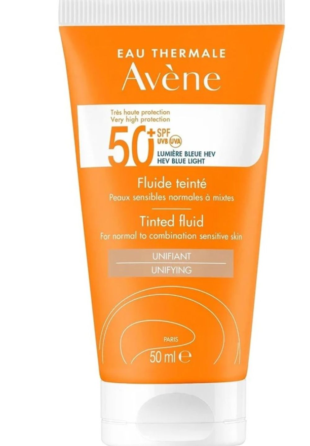 avene sunblock fluied tinted