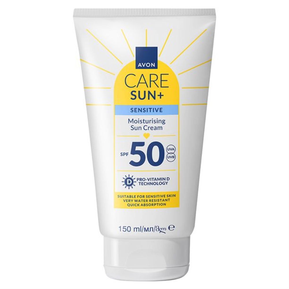 avon sun sensetive cream spf50 150ml